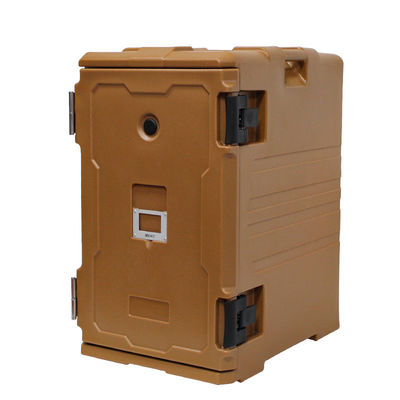 High Capacity Thermoport Food Container Quick Access Coffee Color Hotel Restaurant Equipment