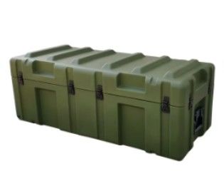 Corrosion Resistant Rotomolding Plastic Military Box  Army Green Plastic Tool Case