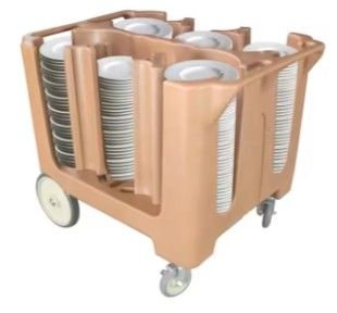 transporting Dish Caddy Storage Dish hot plate Trolley Non slip  For Restaurant